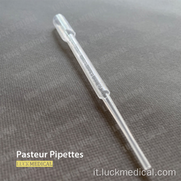 3 ml di pipette pastori graduate